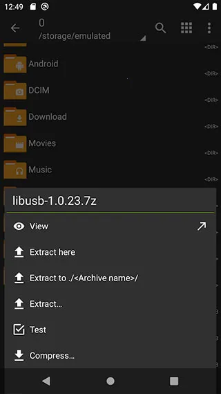 ZArchiverѹ߰׿ֻv1.2.1 ׿ͼ
