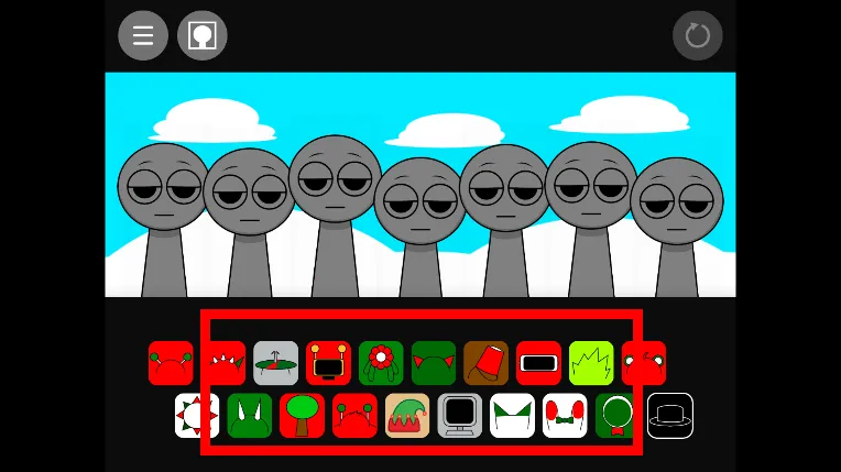 节奏盒子Sprunki圣诞节安卓版手机版 节奏盒子Sprunki圣诞节安卓版手机版