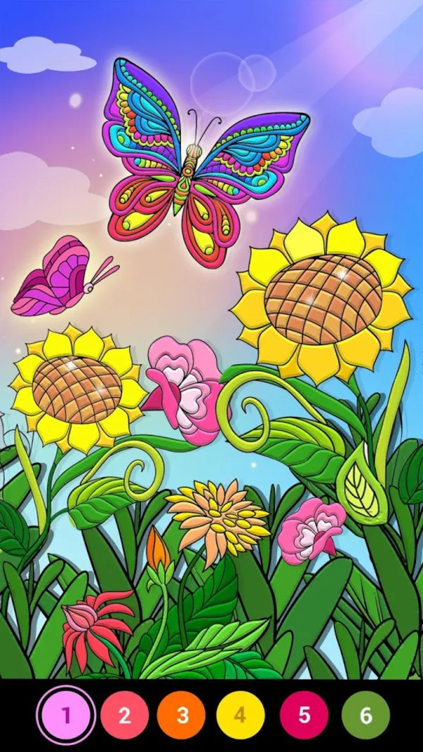 数字绘画彩色星球 数字绘画彩色星球