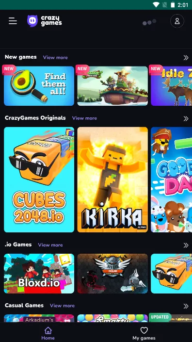 CrazyGames(��Ϸ��Դƽ̨)v1.4 �ֻ����ͼ