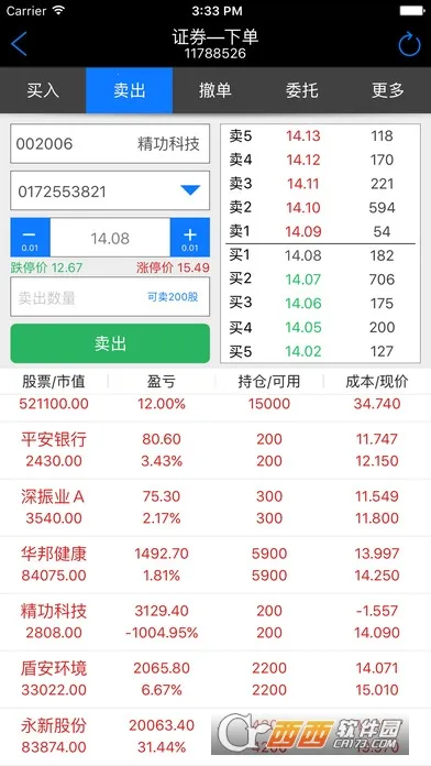 ����֤ȯ��Ȩ����ͨ(��Ȩ��������)v5.3.80.0 �ֻ����ͼ