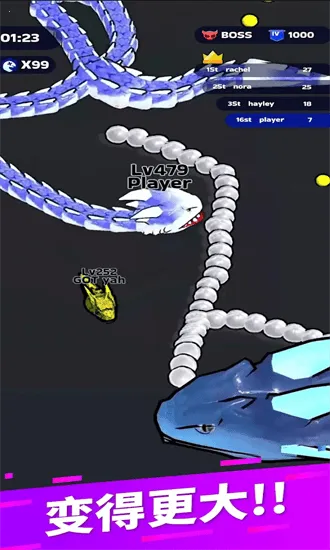 �߳�ͻsnake Clash��Ϸv72.1.0 �ٷ������ͼ