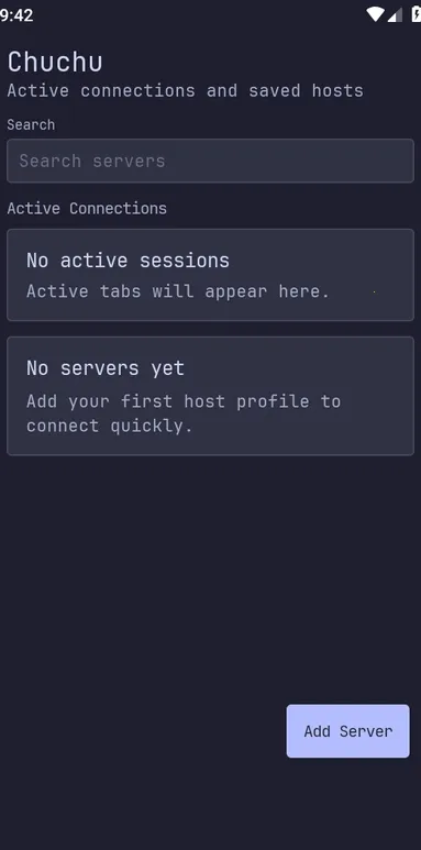 chuchu(SSH�ͻ��˹���)v1.0 �ֻ����ͼ